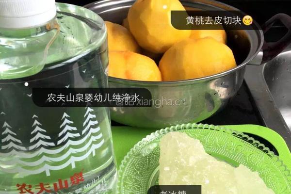 糖水黄桃的做法图解1