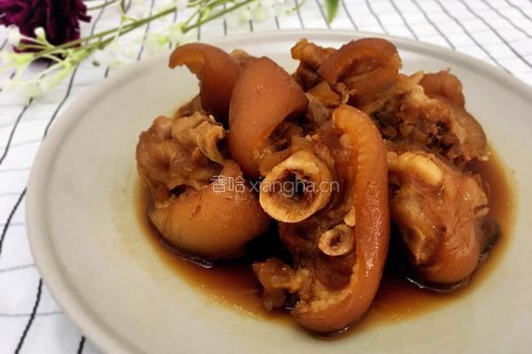 电饭煲猪蹄的做法图解12