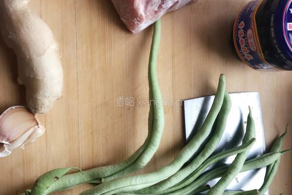肉末芸豆橄榄菜的做法图解1