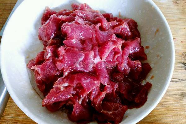 爆炒牛肉的做法图解4