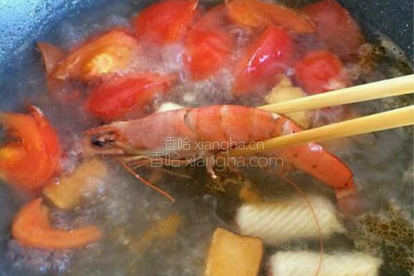 鲜虾丸子面的做法图解5