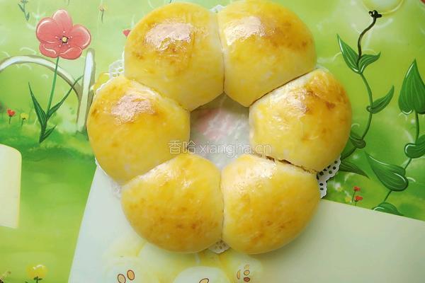 奶黄馅小餐包的做法图解1