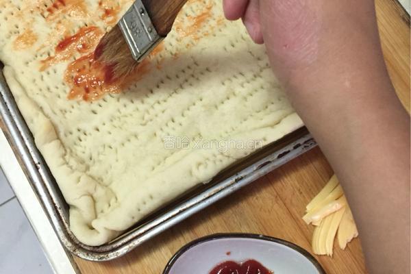 乱七八糟饼(披萨)的做法图解9