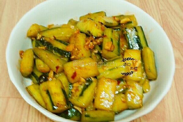 豆瓣酱烧黄瓜的做法图解5