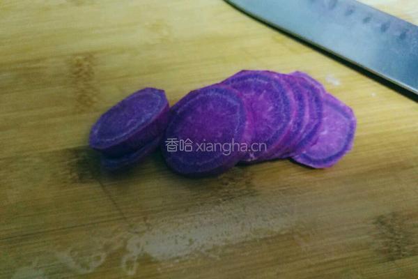 紫薯糯米糍的做法图解1
