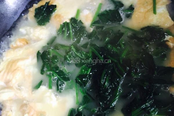 菠菜鸡蛋汤的做法图解8