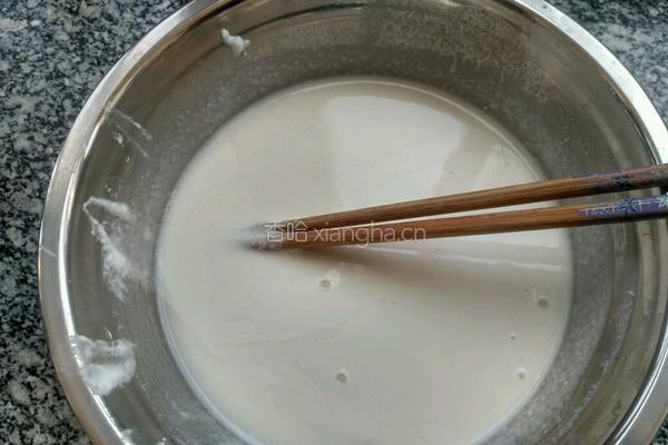 酒酿发糕的做法图解2