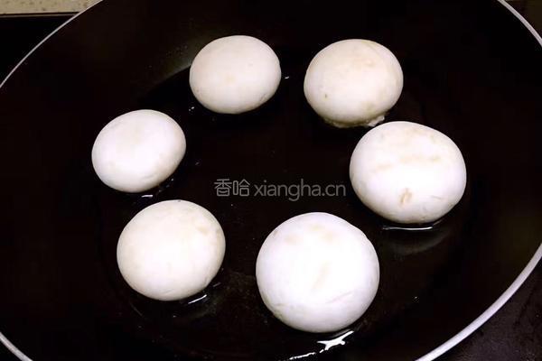 口菇生煎，又香又味美的做法图解6