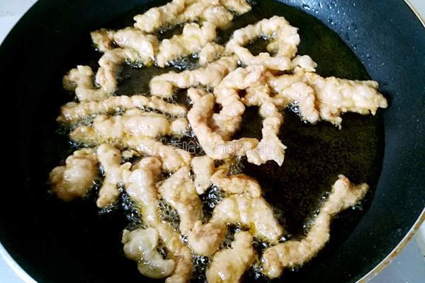 糖醋里脊肉的做法图解7