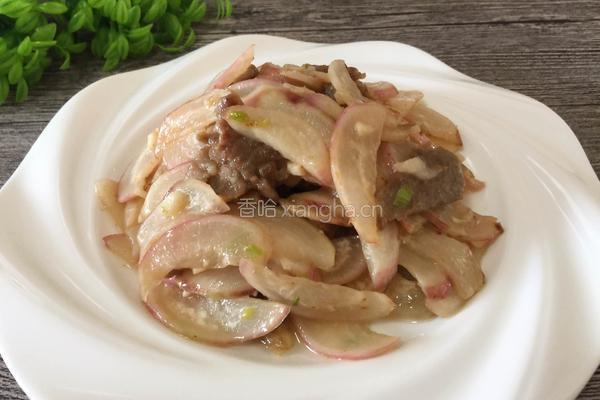 水萝卜炒肉的做法图解9