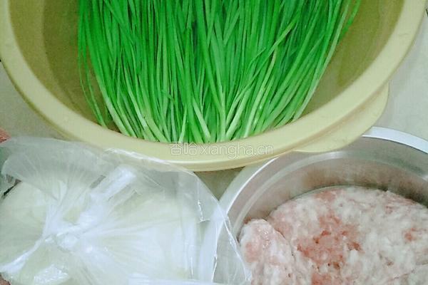 韭菜肉饺子的做法图解1
