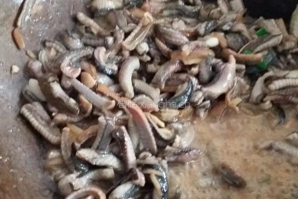 芫荽爆鳝丝的做法图解4