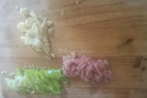 双椒肉丝的做法图解4