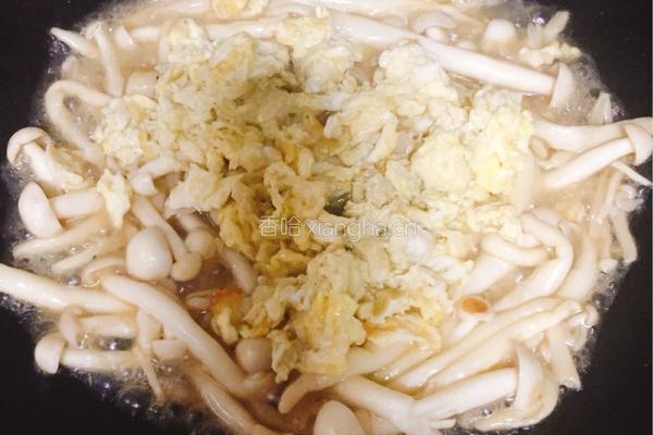 鸡蛋海鲜菇的做法图解6