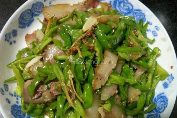 青椒炒猪头肉