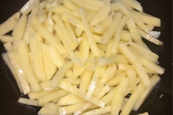 香辣土豆条的做法图解4