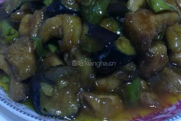 肉段烧茄子