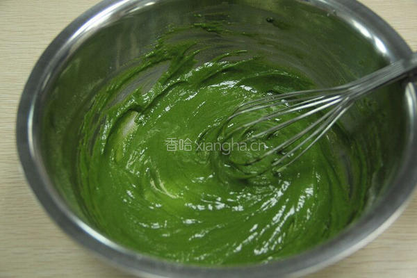 清叶蛋糕卷-开启绿色养生之道的做法图解4