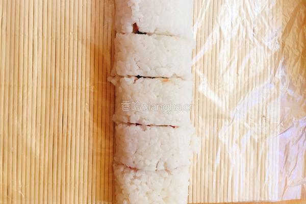 黑白芝麻寿司的做法图解7