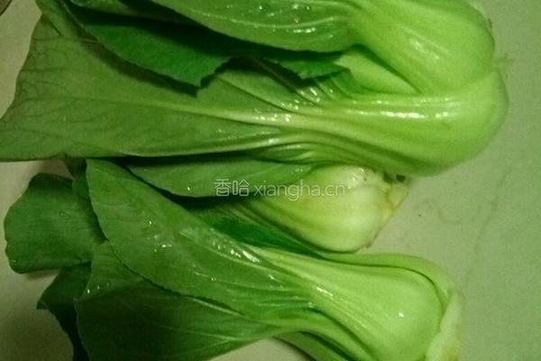 蚝油油菜的做法图解1
