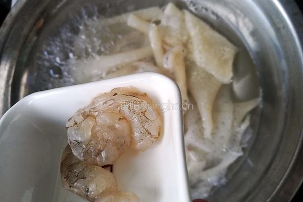 紫菜鲜虾粿汁汤的做法图解3