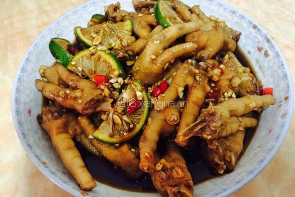 凉拌鸡脚