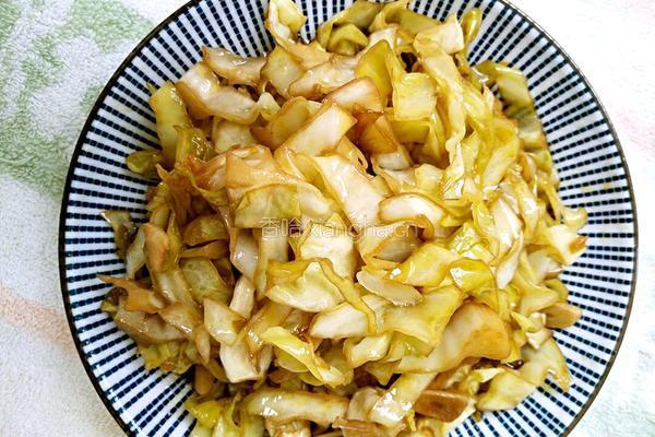 糖醋包菜的做法图解10