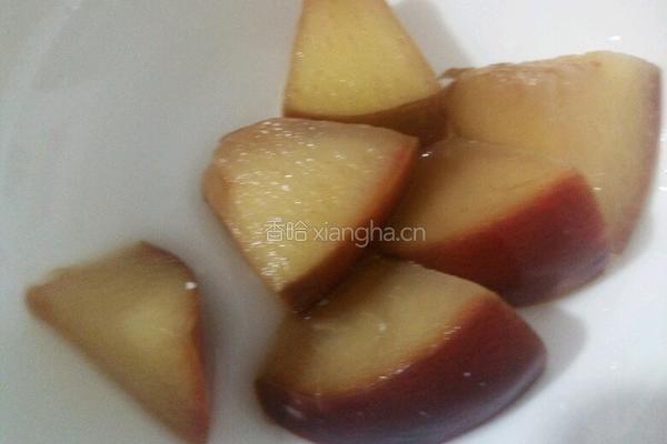 梨瓜配李子汁的做法图解3