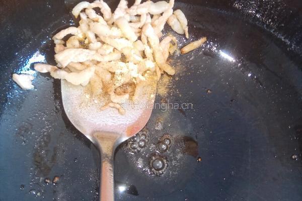 五花肉炒饼 家常菜的做法图解4