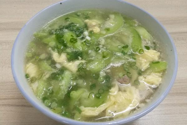 丝瓜瘦肉蛋花汤的做法图解5