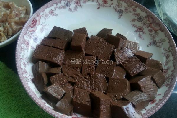红白麻婆豆腐的做法图解2