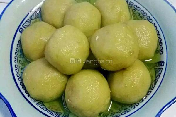 红薯粉圆子的做法图解18