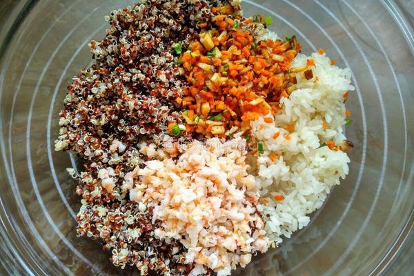 香菇虾仁三色藜麦饭团的做法图解14