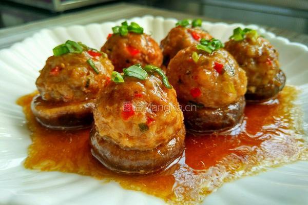 藕丁鲜肉酿香菇的做法图解18