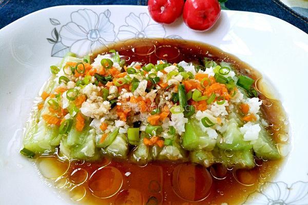 蒜末蒸丝瓜的做法图解12