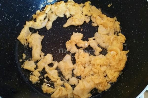 荞头炒蛋的做法图解3
