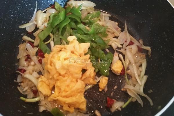 荞头炒蛋的做法图解7