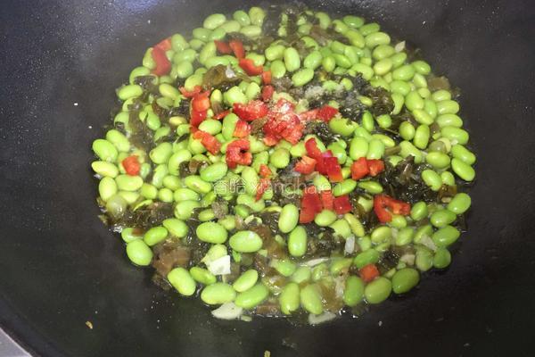 雪菜毛豆的做法图解10