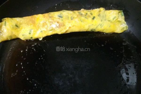葱花蛋卷的做法图解4