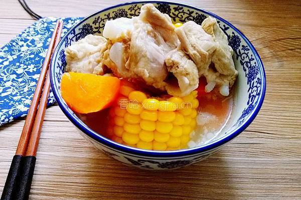 排骨玉米萝卜汤的做法图解6