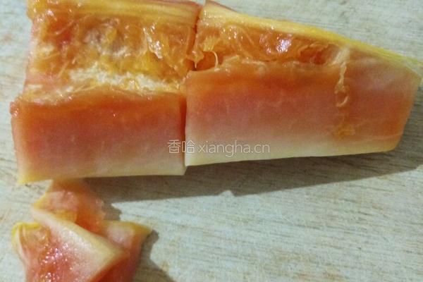 木瓜汁的做法图解1