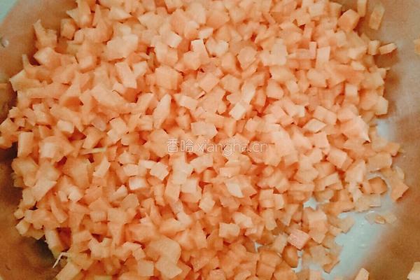 胡萝卜肉馅包子的做法图解2