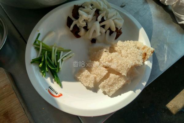 锅巴肉片的做法图解3