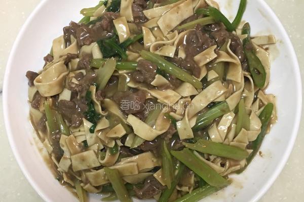 牛肉炒千张