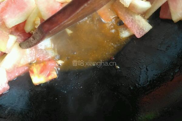 辣炒西瓜皮的做法图解7