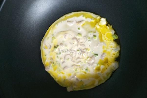 鲜虾鸡蛋饼的做法图解8
