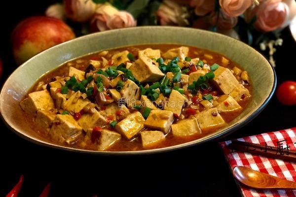 家常烩豆腐的做法图解1
