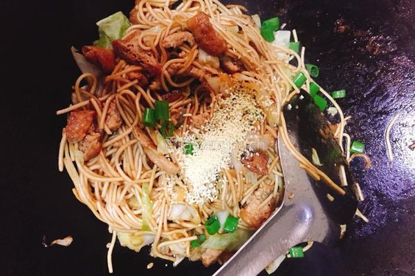 油豆腐肉丝炒面的做法图解7