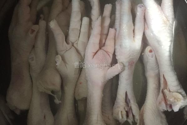 焖烧卤水鸡爪的做法图解1