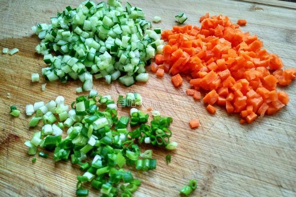 三色藜麦杂蔬蛋炒饭的做法图解8
